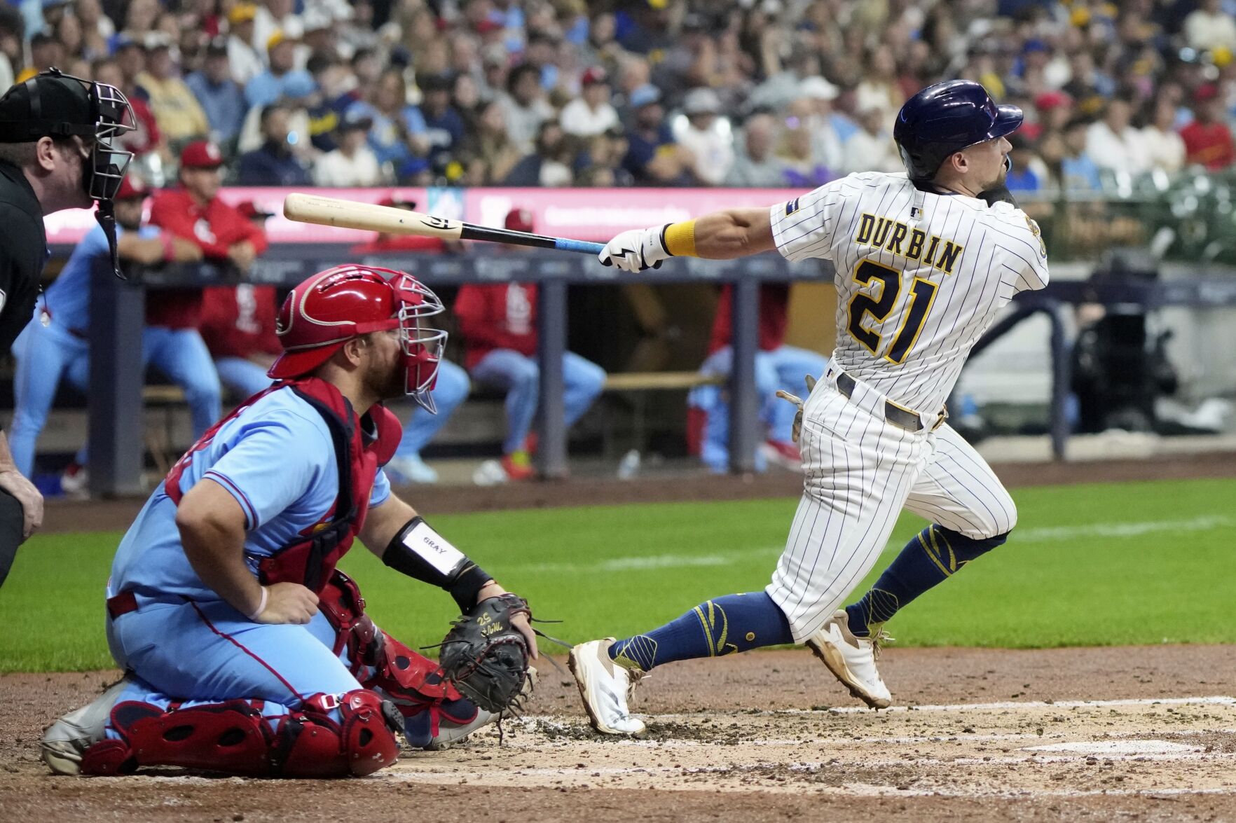 Cardinals Brewers Baseball